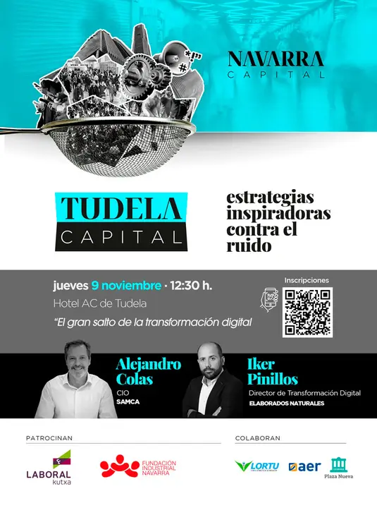 VIII Foro Tudela Capital 2023 en Tudela &lsquo;El gran salto de la transformaci&oacute;n digital&rsquo;