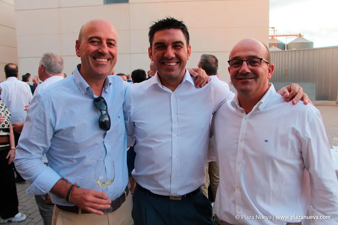 &Oacute;scar Calvo (Mejoras Inmobiliaria), Luis Mart&iacute;nez (patatas Rio Lombo), Roberto Hern&aacute;ndez (Distribuciones Topero)