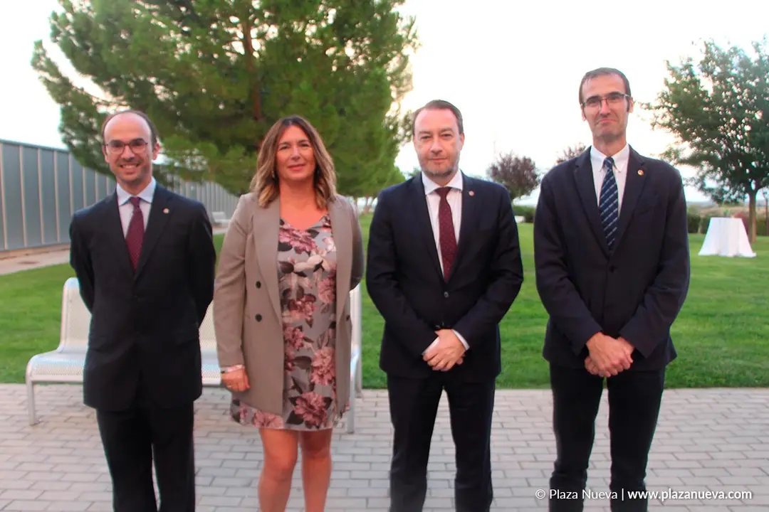 Juan Ignacio Latorre (UPNA), Emily C&iacute;a (UPNA), Mart&iacute;n Larraza (UPNA) y Ram&oacute;n Gonzalo Garc&iacute;a (UPNA)