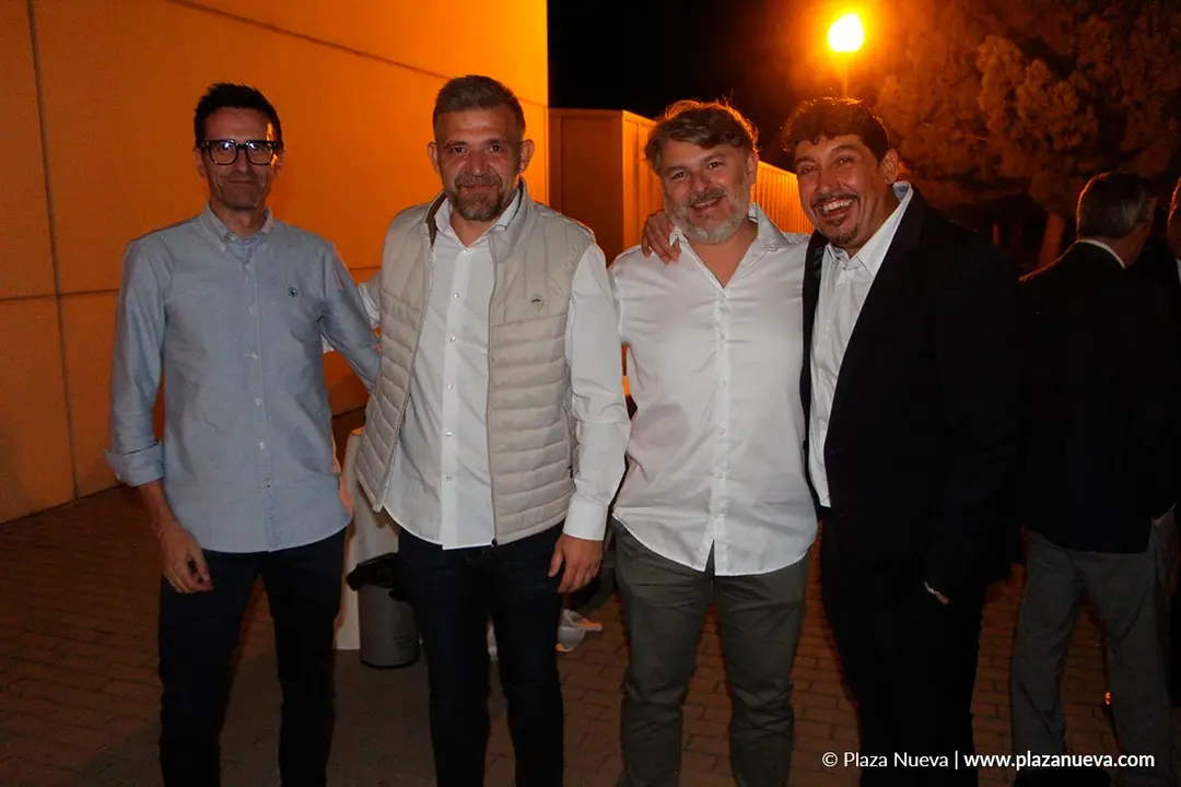 Alberto Aguado (Doble A), Hilario Gonzalez (Goviwes Desarrollo Web), Santiago &Aacute;lvarez (SNT Inform&aacute;tica) y Emilio Hern&aacute;ndez (HR Motor)