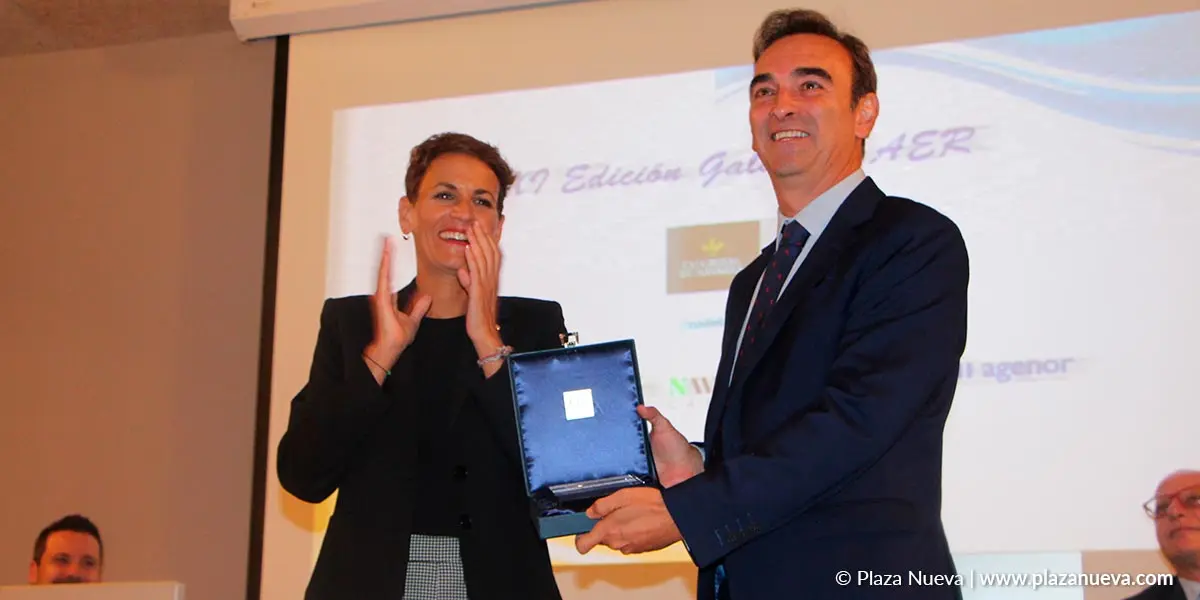 Santiago Sala recoge su galard&oacute;n