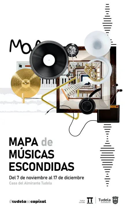Proyecto expositivo en Tudela &lsquo;Mapa de m&uacute;sicas escondidas&rsquo; de Diego Caro