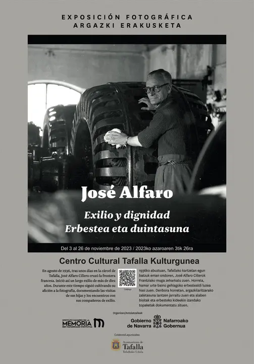 Exposici&oacute;n en Tafalla &lsquo;Exilio y dignidad&rsquo; de Jos&eacute; Alfaro