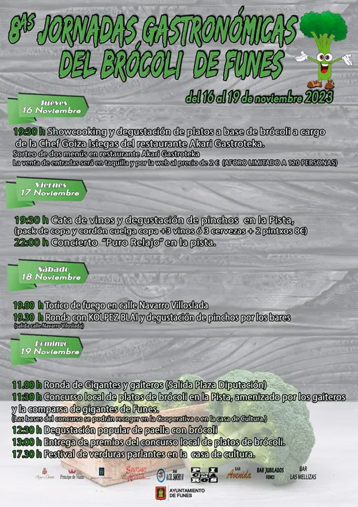 VIII Jornadas del Br&oacute;coli 2023 en Funes