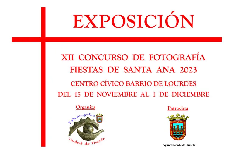 Exposici&oacute;n en Tudela del XII Concurso de Fotograf&iacute;as Fiestas de Santa Ana 2023