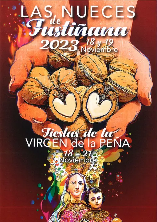 Programa de Fiestas en honor a la Virgen de la Pe&ntilde;a 2023 en Fusti&ntilde;ana