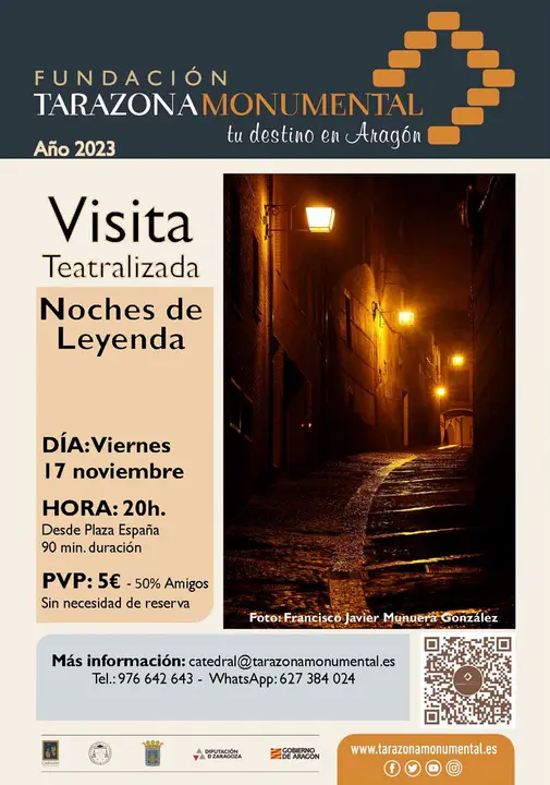 Visita teatralizada en Tarazona &lsquo;Noches de leyenda&rsquo;