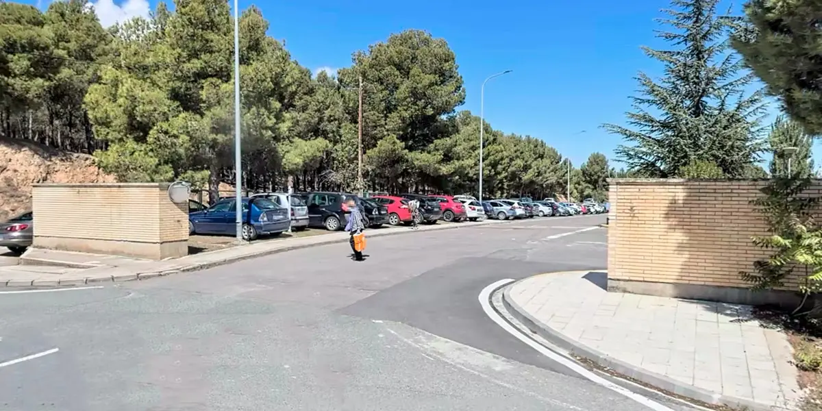 Parking del Hospital Reina Sof&iacute;a de Tudela