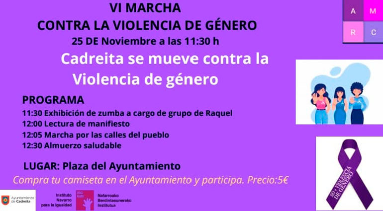 VI Marcha contra la violencia de género 2023 en Cadreita