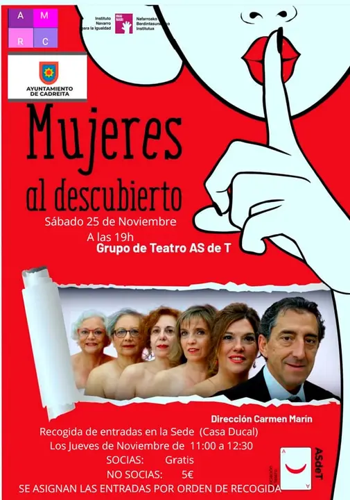 Teatro en Cadreita &lsquo;Mujeres al descubierto&rsquo;