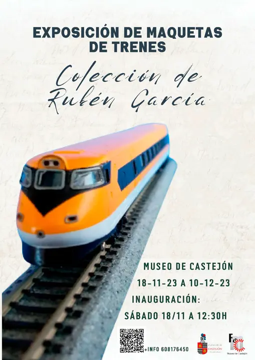 Exposici&oacute;n en Castej&oacute;n de maquetas de trenes de la colecci&oacute;n de Rub&eacute;n Garc&iacute;a