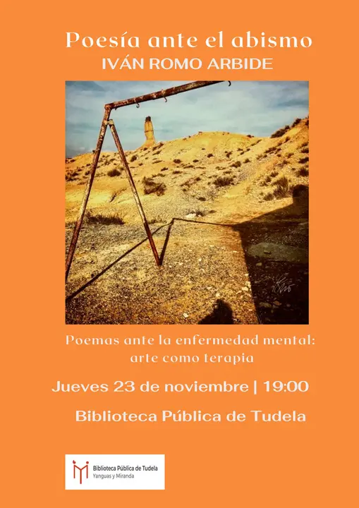 Encuentro en Tudela &lsquo;Poes&iacute;a ante el abismo&rsquo; con el escritor Iv&aacute;n Romo Arbide