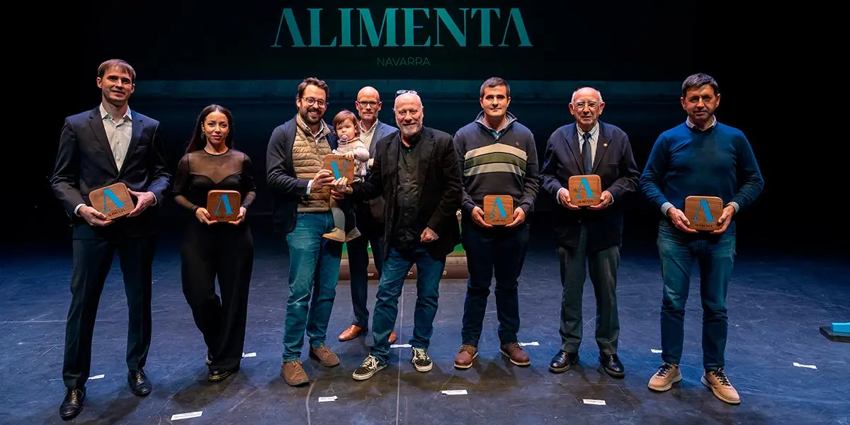 Bodegas Manzanos, Joanna Artieda (Premio Embajadores Emergentes del Producto Navarro), Cocuus&nbsp;y Foodys, Miguel P&eacute;rez de Larraya (Premo Relevo en el Campo), Javier Ochoa y Lacturale