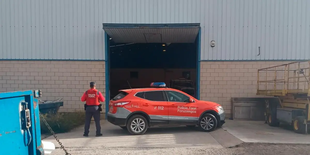 Instalaciones del pol&iacute;gono industrial de Cintru&eacute;nigo donde ha tenido lugar el accidente