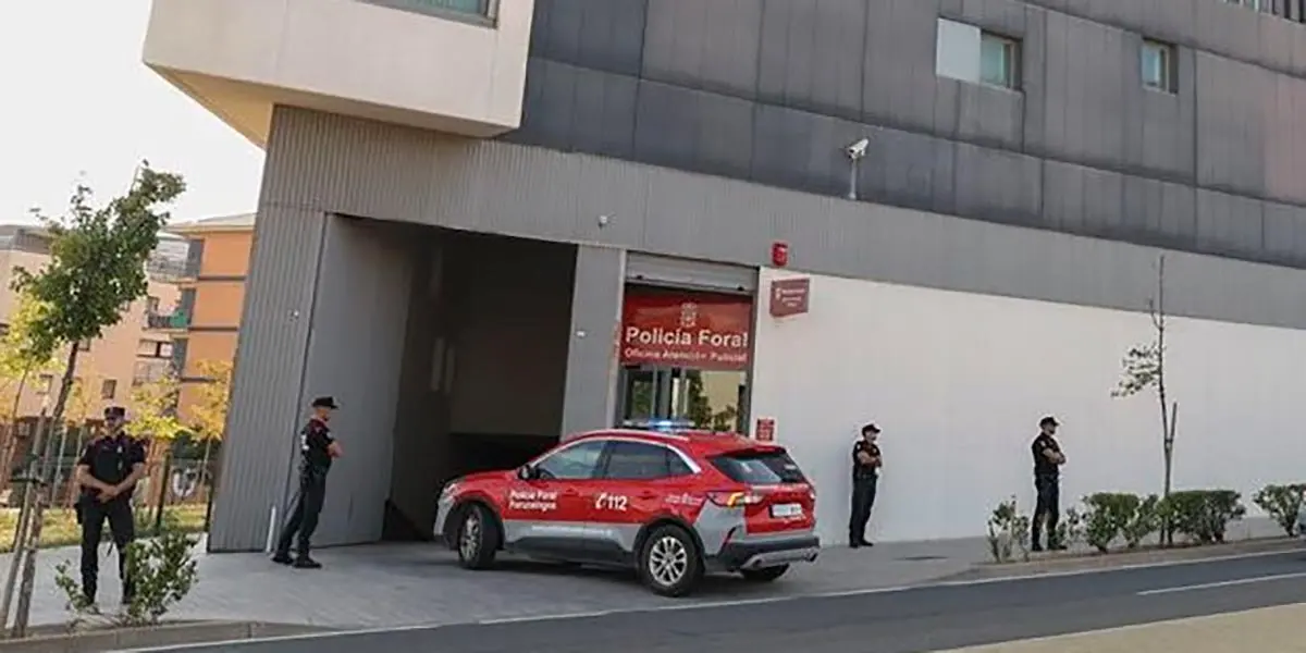 Sede de la Policía Foral en el edificio judicial de Tudela