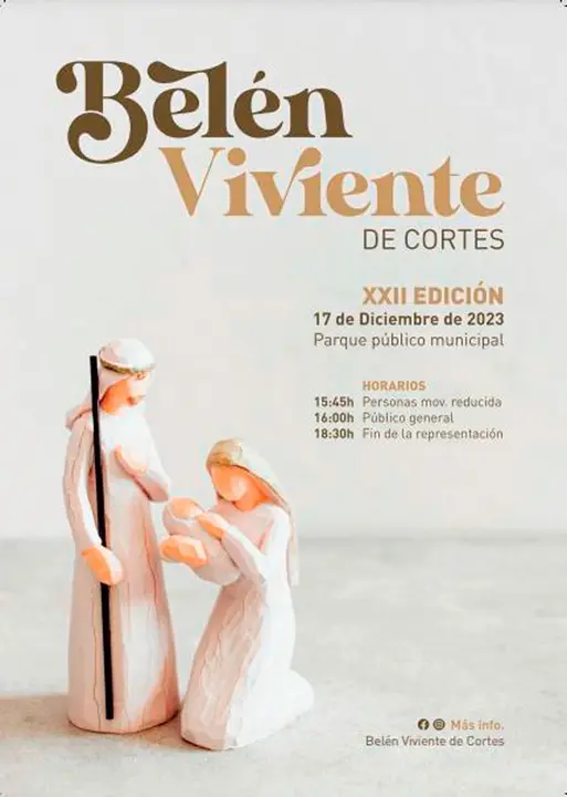 XXII Bel&eacute;n Viviente 2023 en Cortes
