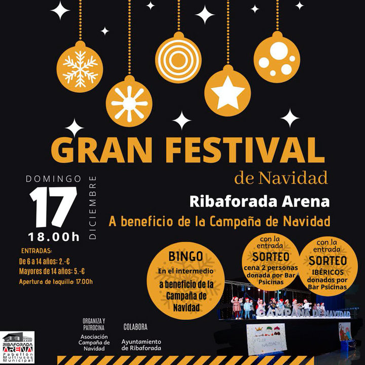 Festival de Navidad 2023 en Ribaforada