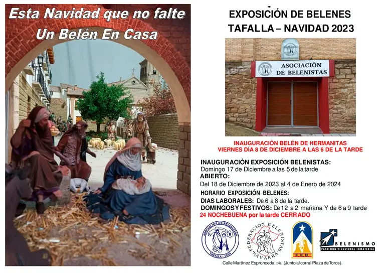 Exposici&oacute;n de Belenes 2023 en Tafalla
