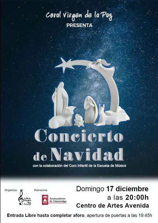 Concierto de Navidad en Cintru&eacute;nigo a cargo de la Coral Virgen de la Paz de Cintru&eacute;nigo