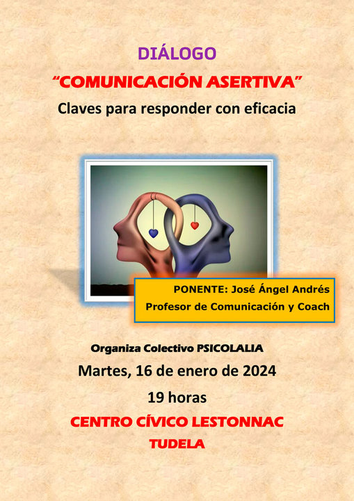 Diálogo en Tudela ‘Comunicación Asertiva Claves para responder con eficacia’