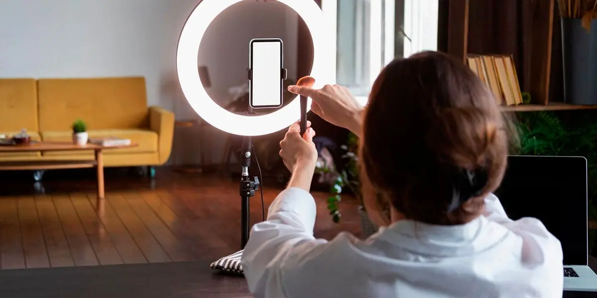 aro de luz youtube influencer instagramer