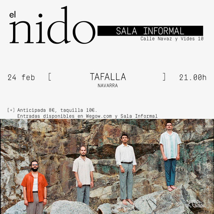 Concierto en Tafalla ‘Refugios a cielo abierto’ de El Nido