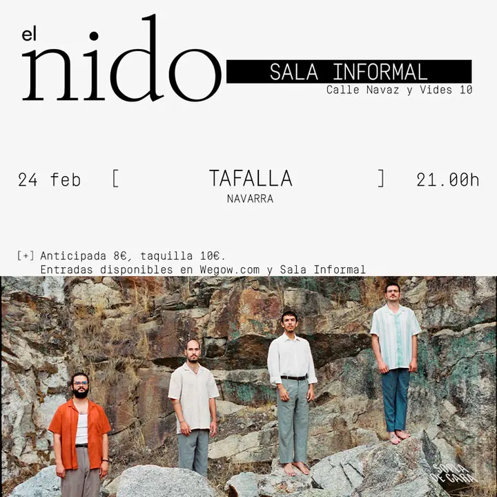 Concierto en Tafalla &lsquo;Refugios a cielo abierto&rsquo; de El Nido