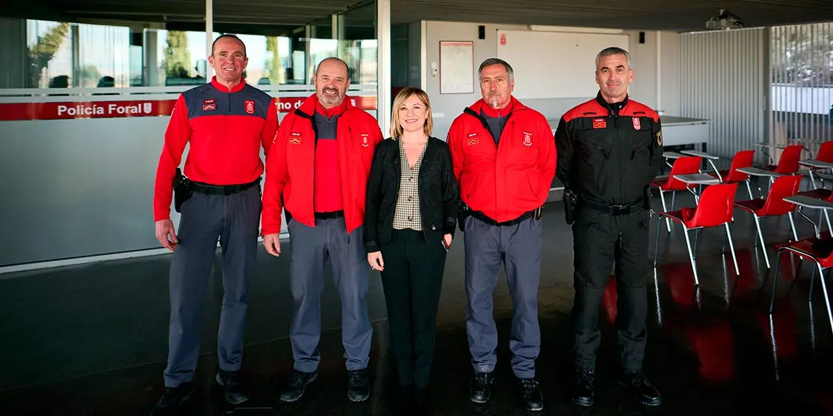 El inspector Sergio Pintre, el comisario &Aacute;ngel Fern&aacute;ndez, la consejera Amparo L&oacute;pez, el comisario Jos&eacute; Luis Calvillo y el comisario Miguel &Aacute;ngel Vicente