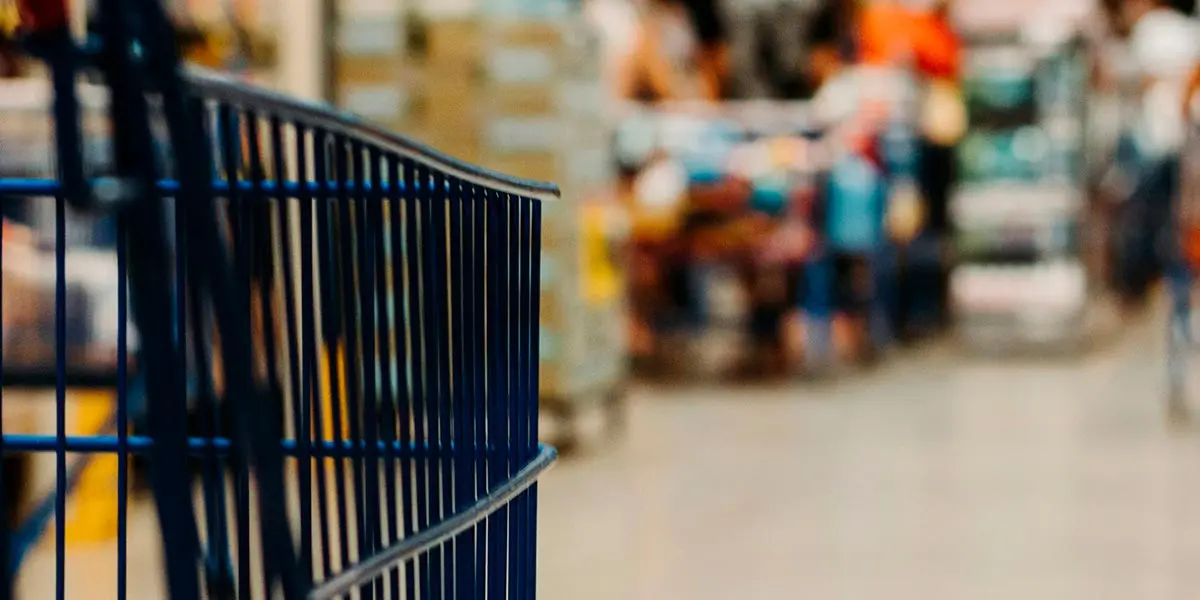 Carrito supermercado compra mercado hipermercado