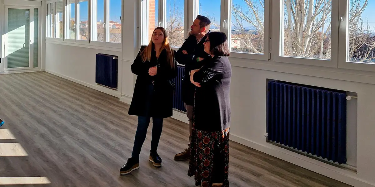 Recepci&oacute;n municipal de las obras del aula &lsquo;IkasNova&rsquo; del colegio Monte San Juli&aacute;n el pasado 12 de enero