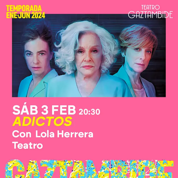 Teatro en Tudela &lsquo;Adictos&rsquo; con Lola Herrera
