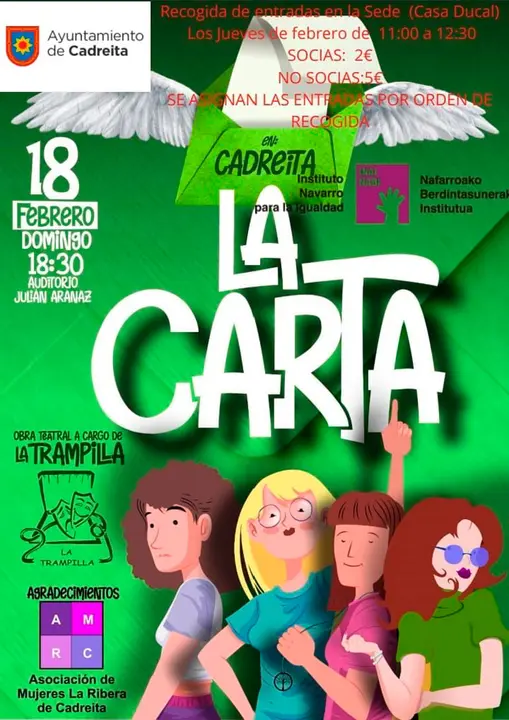 Teatro en Cadreita &lsquo;La carta&rsquo;
