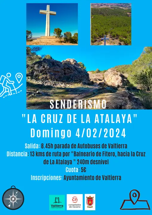 Senderismo desde Valtierra a la Cruz de la Atalaya de Fitero