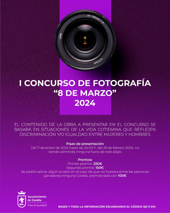I Concurso de fotografía ‘8 de marzo’ 2024 en Corella