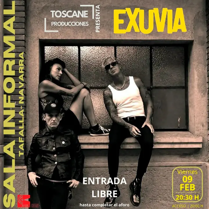 Concierto en Tafalla de Exuvia