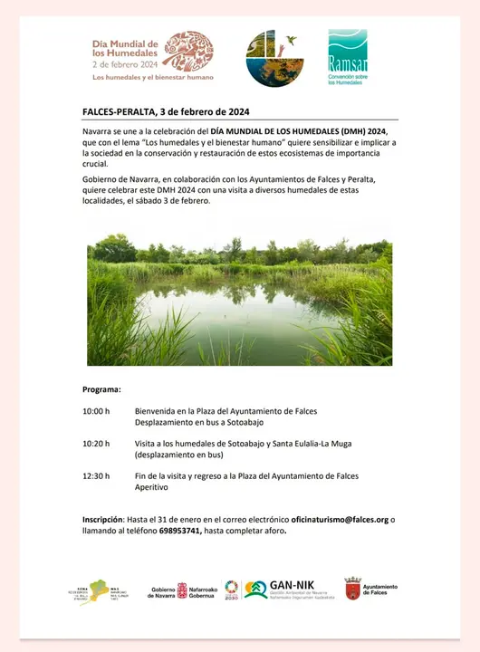 Celebraci&oacute;n del D&iacute;a Mundial de los Humedales 2024 en Falces