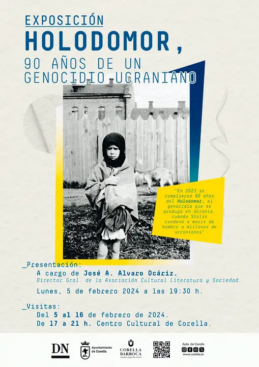 Exposici&oacute;n en Corella &lsquo;Holodomor, 90 a&ntilde;os de un genocidio ucraniano&rsquo;
