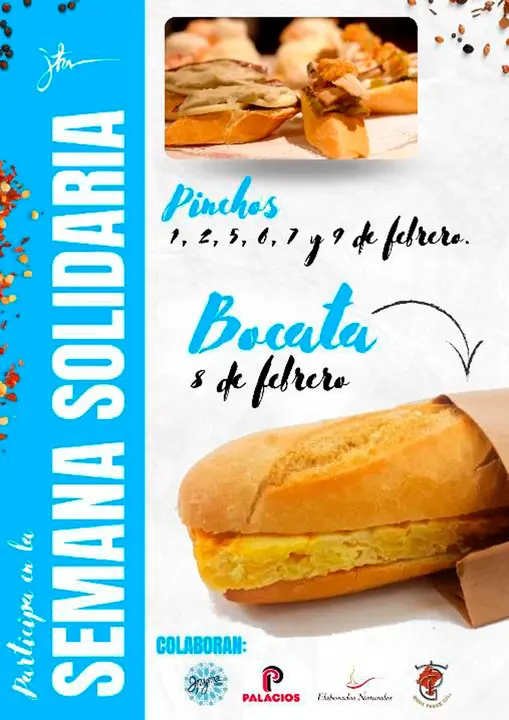 D&iacute;a del Bocadillo Solidario 2024 en Tudela