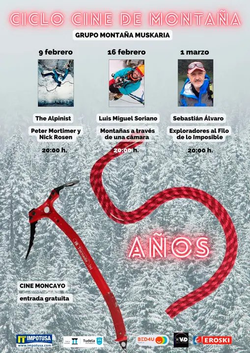 Ciclo Cine de Monta&ntilde;a 2024 en Tudela