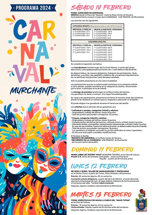 Carnaval 2024 en Murchante