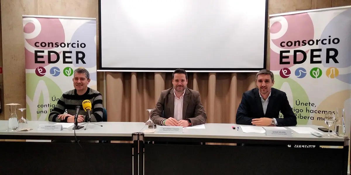 Eusebio S&aacute;ez, Alejandro Toquero y Sergio Villava