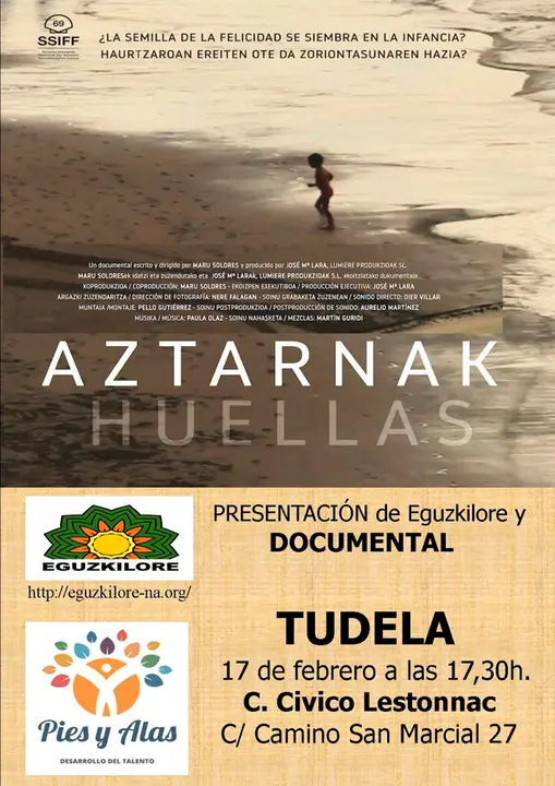 Presentaci&oacute;n en Tudela de Eguzkilore y proyecci&oacute;n del documental &lsquo;Aztarnak Huellas&rsquo;