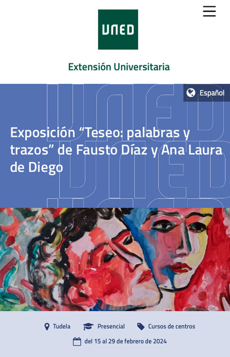 Exposición en Tudela ‘Teseo palabras y trazos’ de Fausto Díaz y Ana Laura de Diego