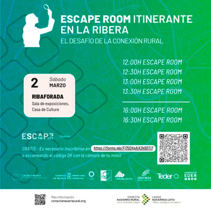 Escape Room en Ribaforada &lsquo;Conecta Navarra Rural&rsquo;