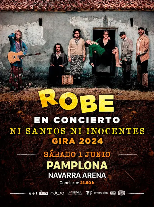 Concierto en Pamplona &lsquo;Ni santos ni inocentes&rsquo; de Robe