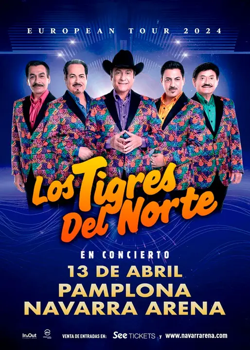 Concierto en Pamplona de Los Tigres del Norte