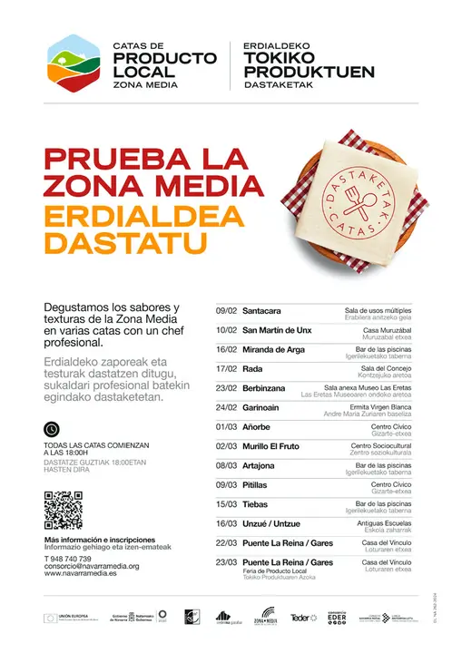 Catas de producto local de la Zona Media 2024