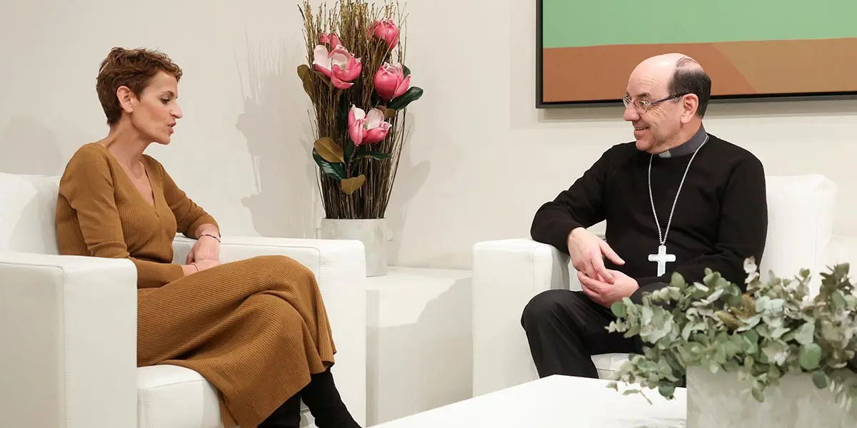 La Presidenta y el arzobispo, en un momento del encuentro