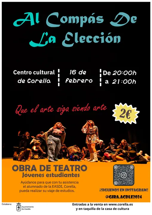 Teatro en Corella &lsquo;Al comp&aacute;s de la elecci&oacute;n&rsquo;