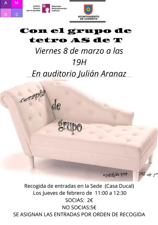 Teatro en Cadreita &lsquo;Terapia de grupo&rsquo; con el grupo As de T